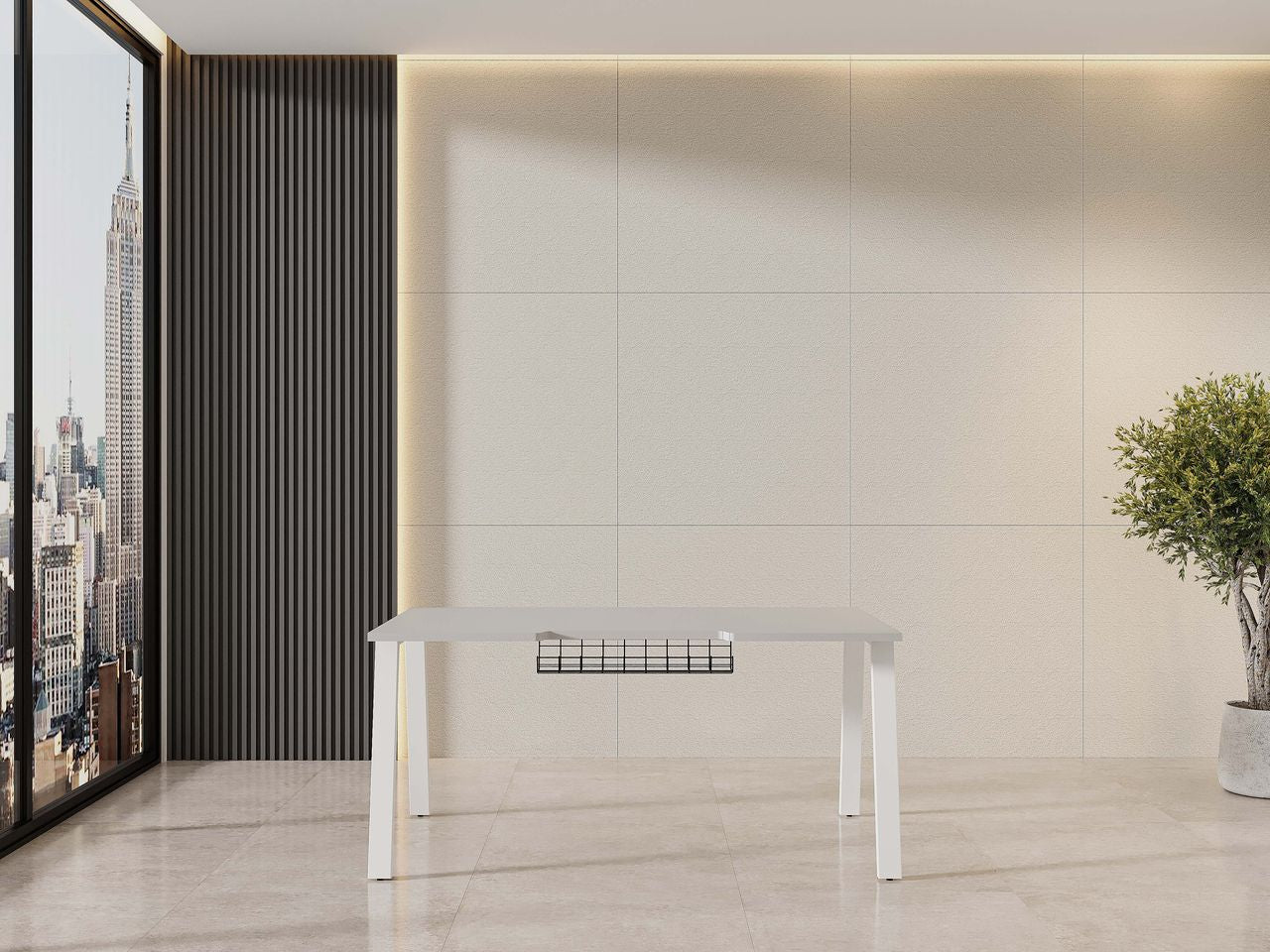 Fixed Desk with Standard Top by Codutti