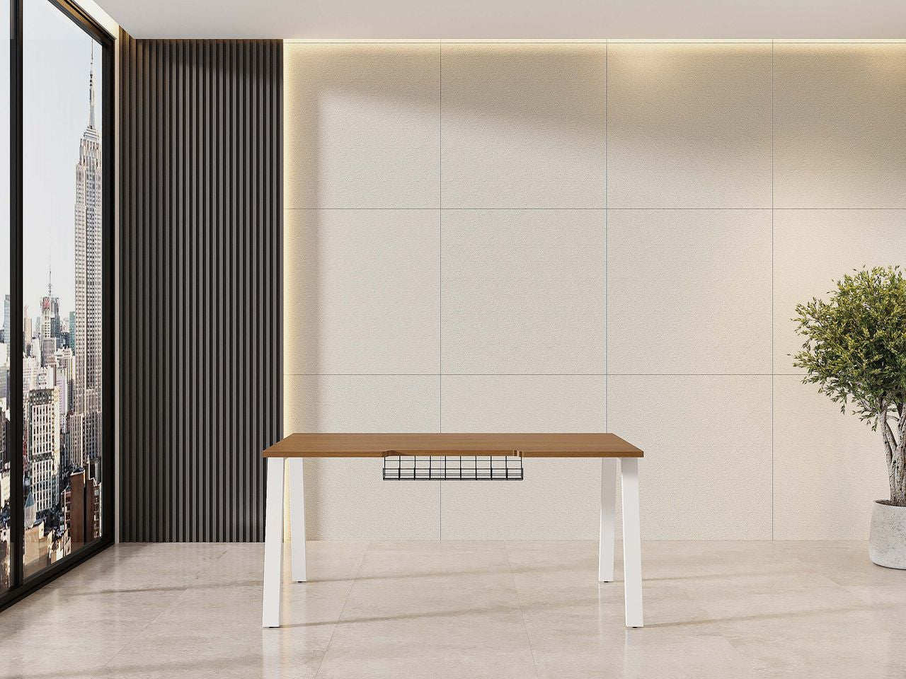 Fixed Desk with Standard Top by Codutti