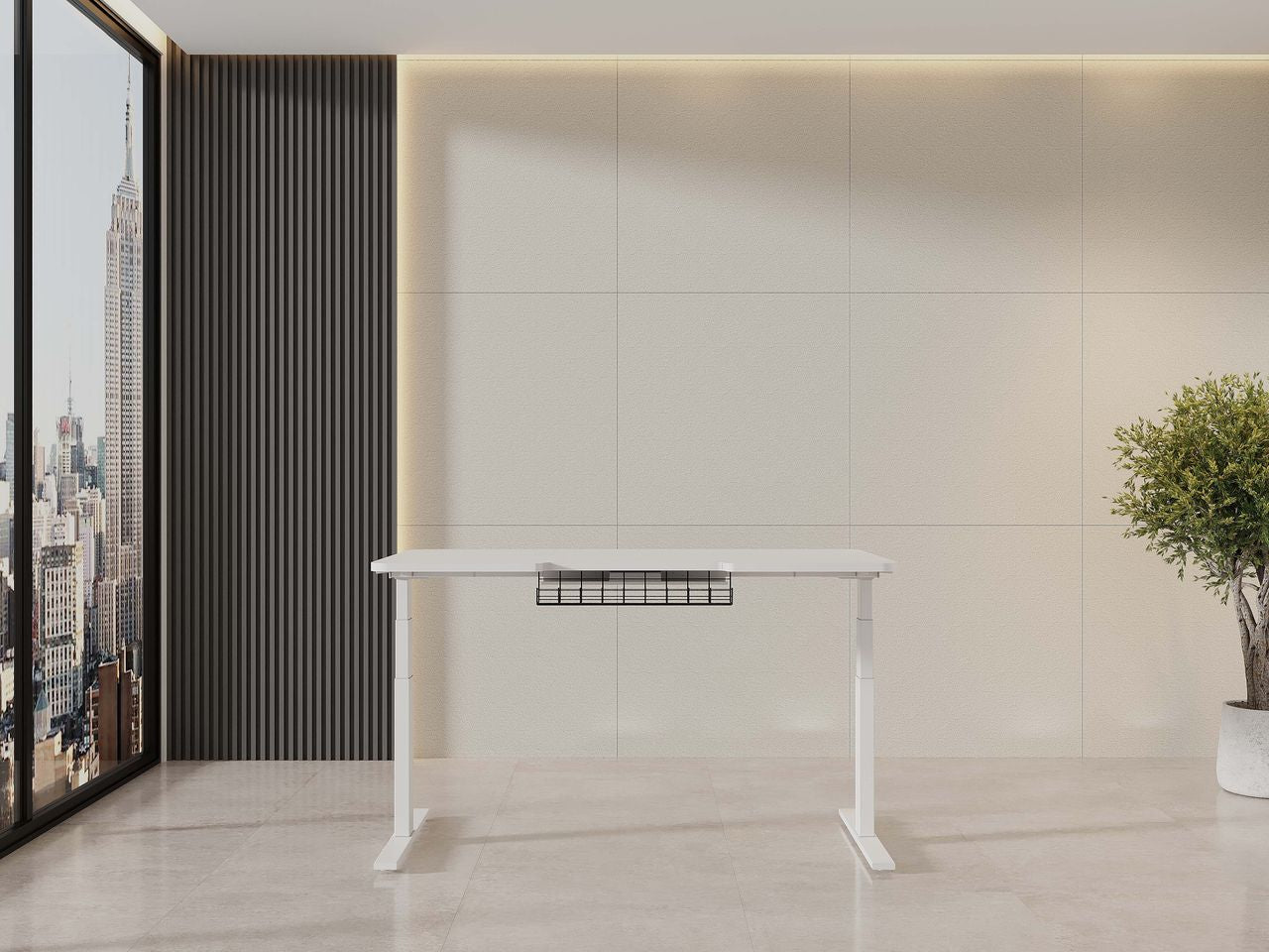 Adjustable Table with Rounded Top by Codutti